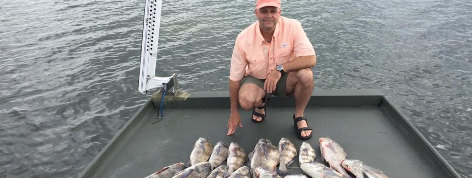 Fisherman with fish
